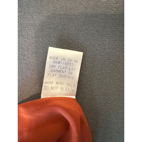 THML Women’s Small Polka Dot Burnt Orange Dress - Picture 11 of 12